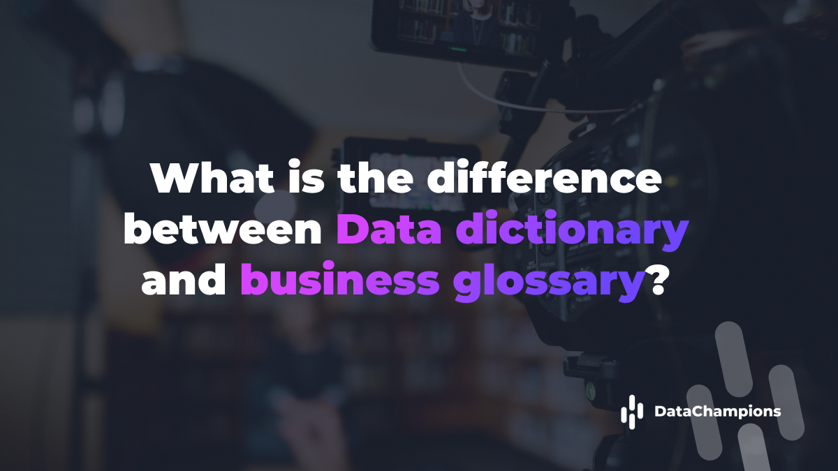 Difference Between Data Dictionary And Data Catalog at Lucas Thomason blog